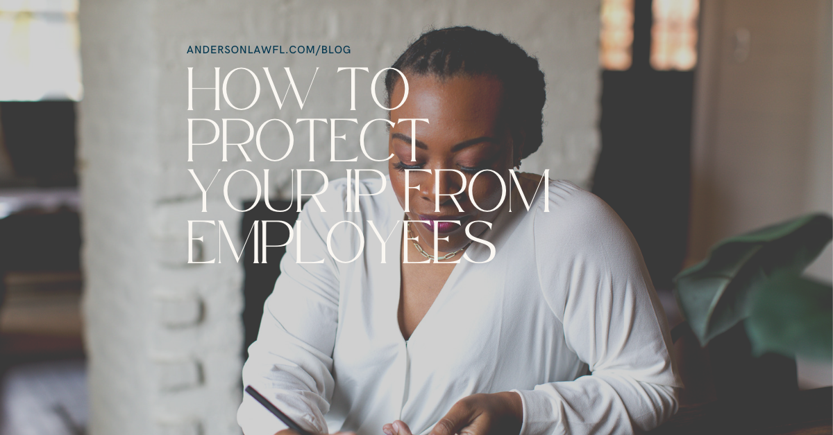 blog cover image for how to protect your IP from employees blog